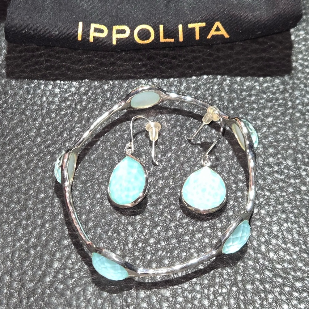 Ippolita Silver and Blue Jewelry Set